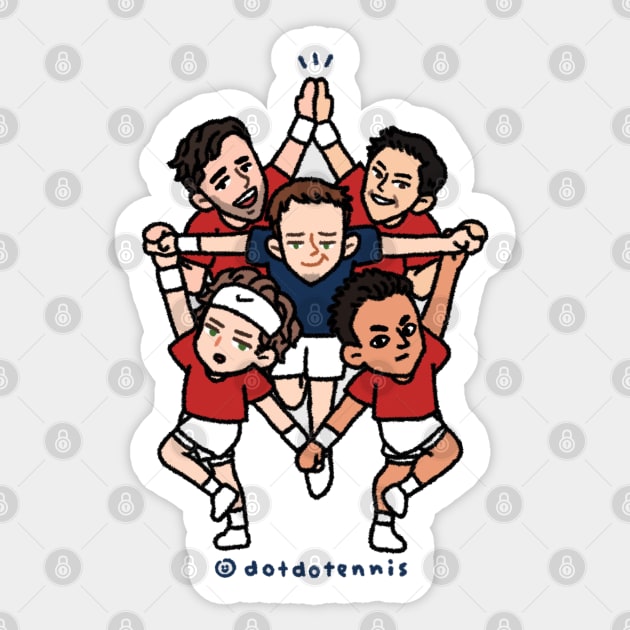 Dream Team Russia :3 Sticker by dotbyedot